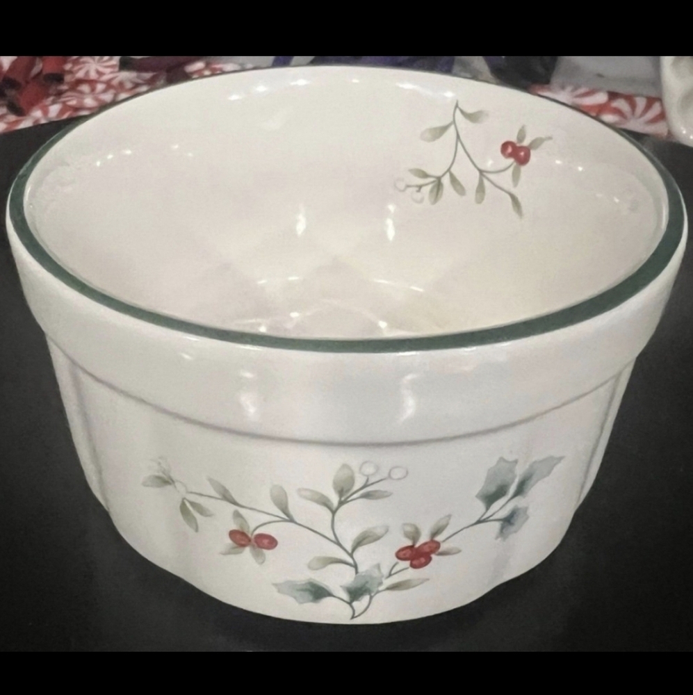 Pfaltzgraff Winterry Holiday Ramekin/Dip Bowl - Retired